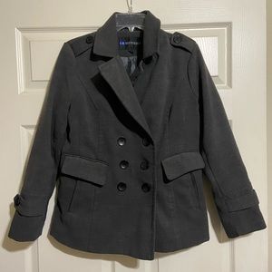 I.B. Diffusion Women Grey Coat Size Medium